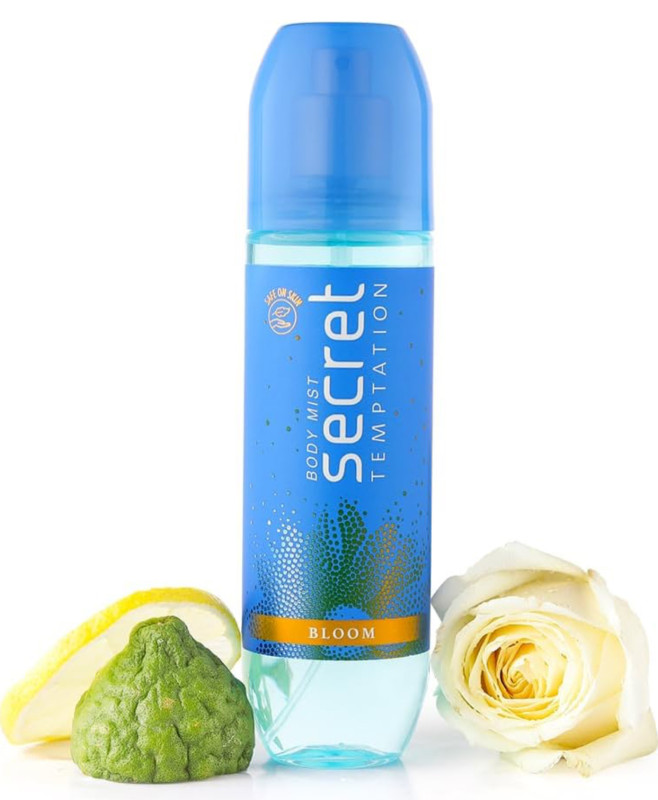 Secret Temptation Bloom Body Mist Perfume for Women, 120ml