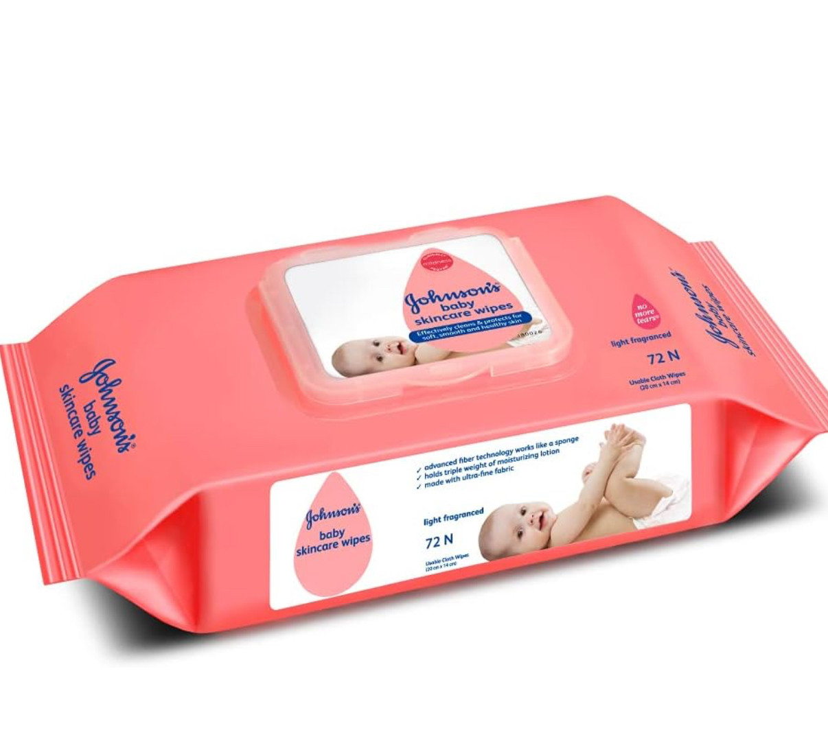 Johnson's Baby Wipes (72wipes)