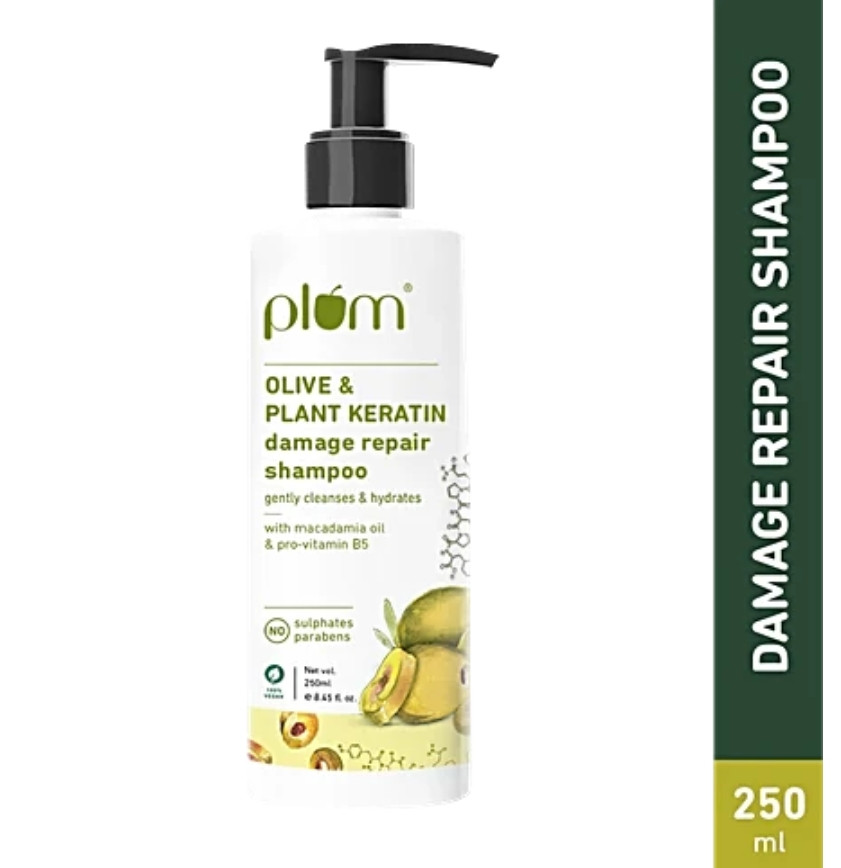 Plum Olive & Plant Keratin Shampoo( damage repair)250ml