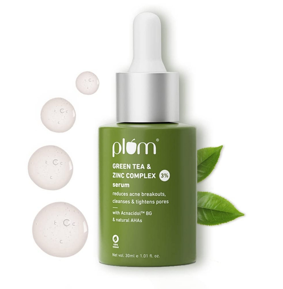 Plum Green Tea & Zinc complex 3% face serum 30ml