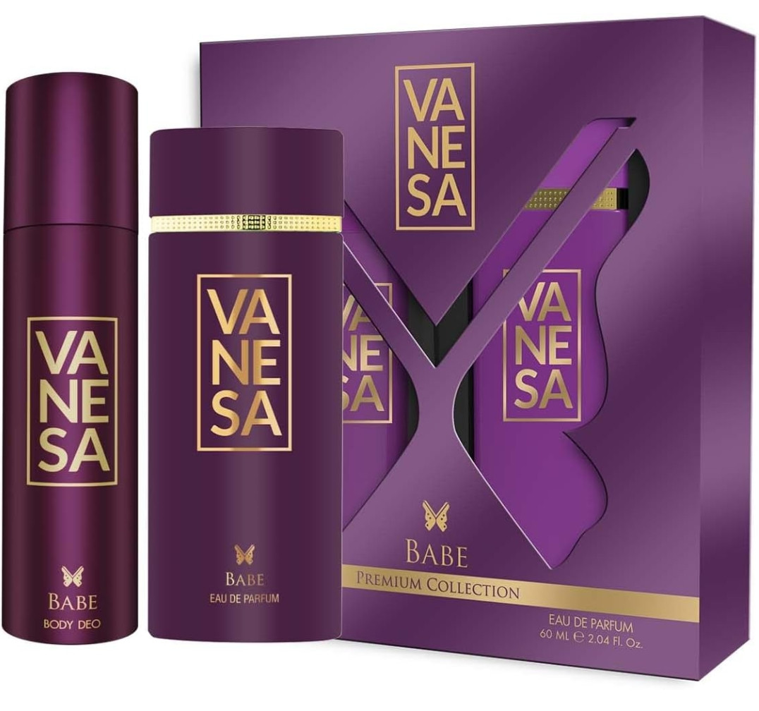 VANESA Babe Gift Pack - Deodorant 150ML + Perfume 60ML | Long Lasting Fragrance for Women