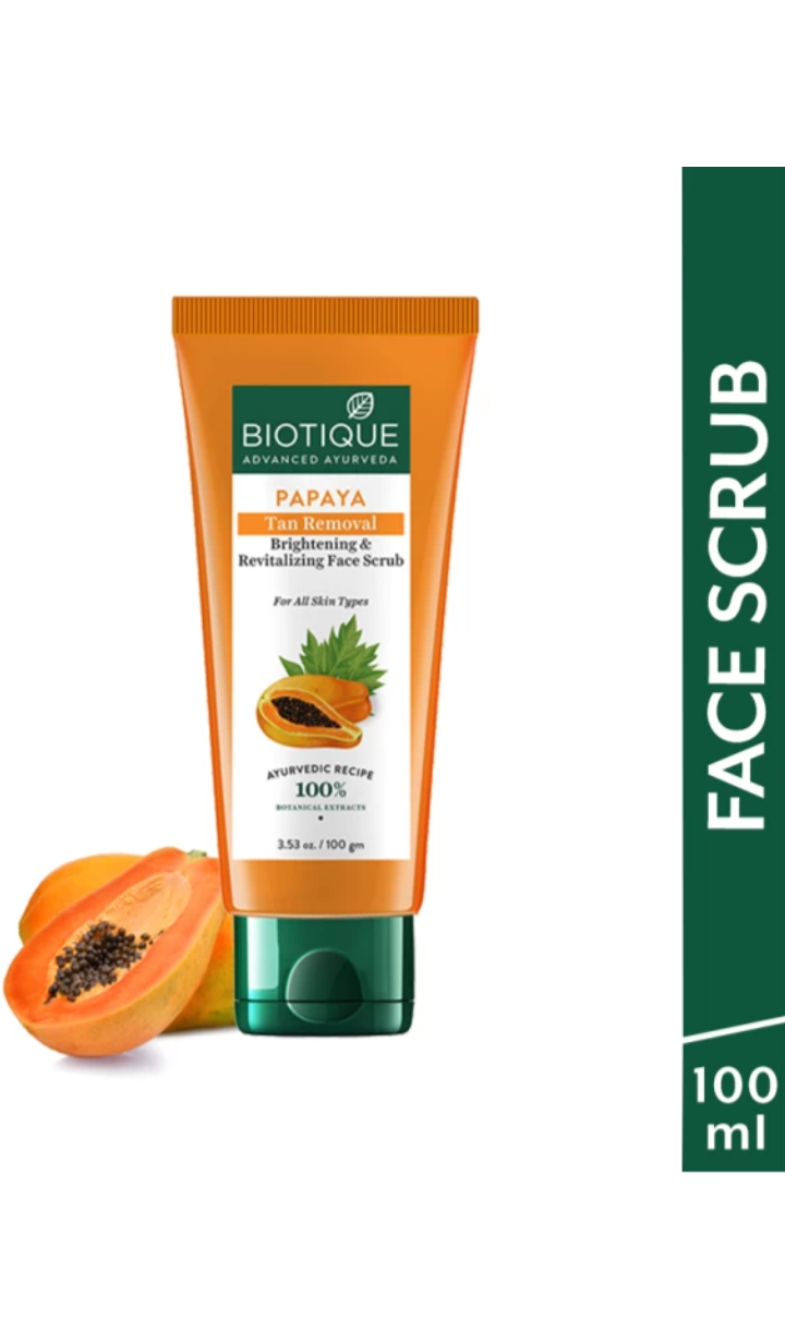 Biotique Bio Papaya Revitalizing Tan Removal Scrub