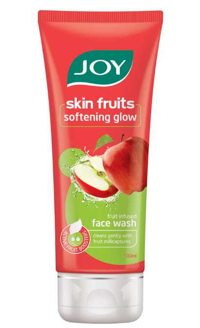 Joy Skin Softening Apple Face Wash | Fruity Face Cleanser for Toned, Moisturized & Glowing Skin | For All Skin Types, Men & Women