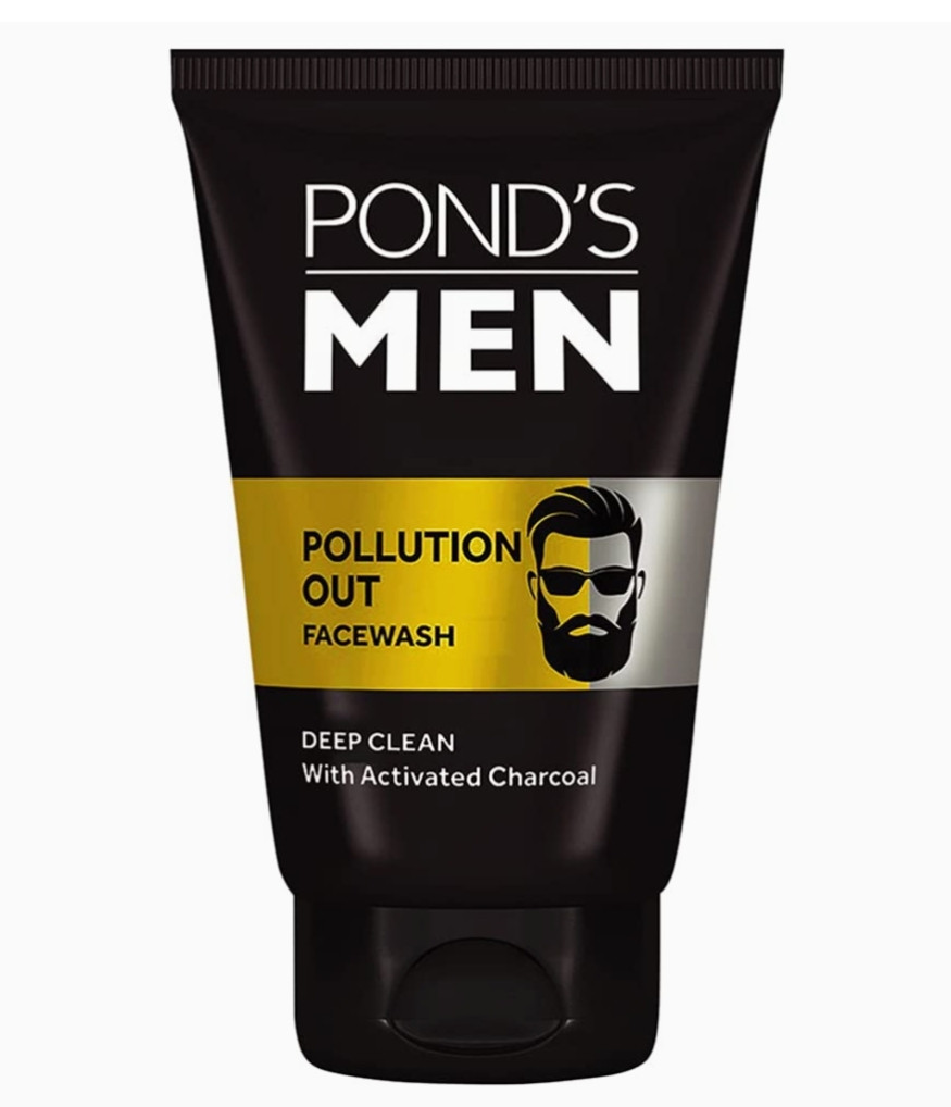 Pond's Men Pollution Out Activated Charcoal Deep Clean Facewash,