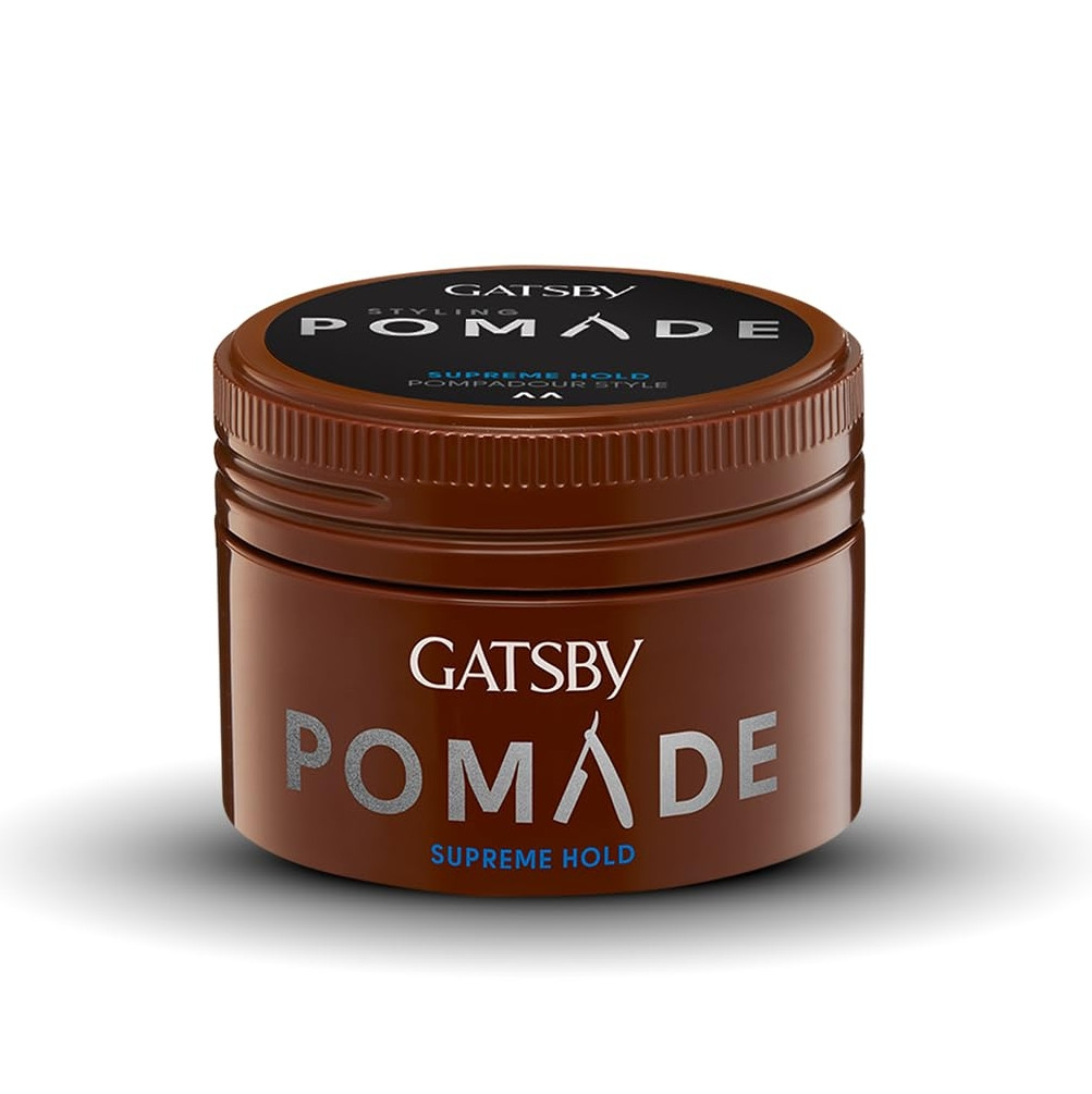GATSBY Styling Pomade Wax Supreme Hold, 75 g,