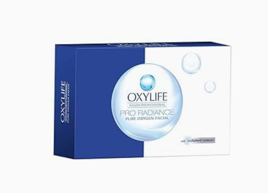 Oxylife Salon Professional Pro Radiance Pure Oxygen Facial 50 Gm help Revive Dull, Tired & Fatigued Skin