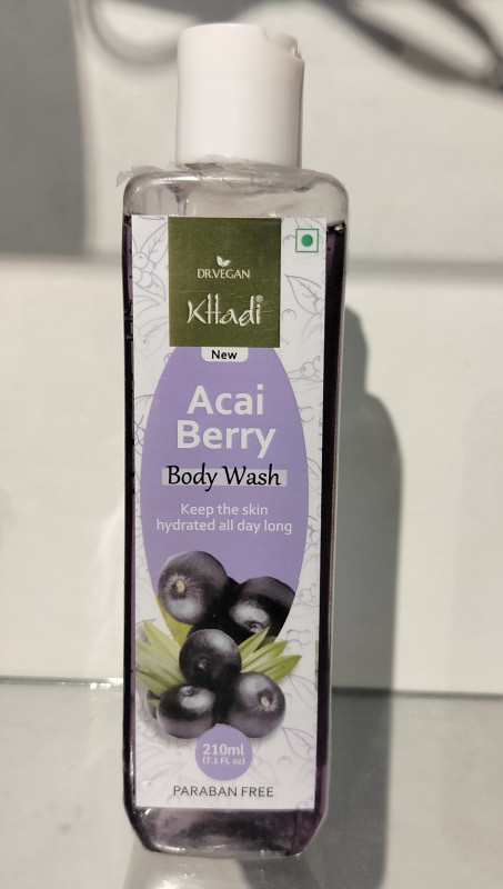 dr.vegan khadi acai berry body wash 210 ml