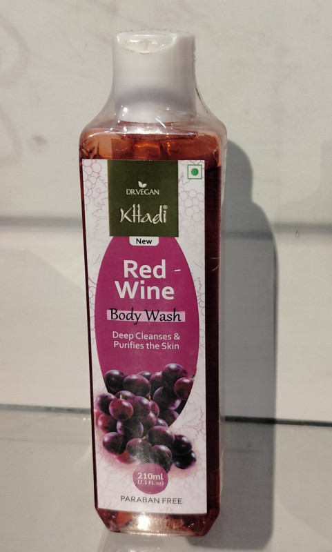 dr.vagan khadi Red wine body wash 210 ml