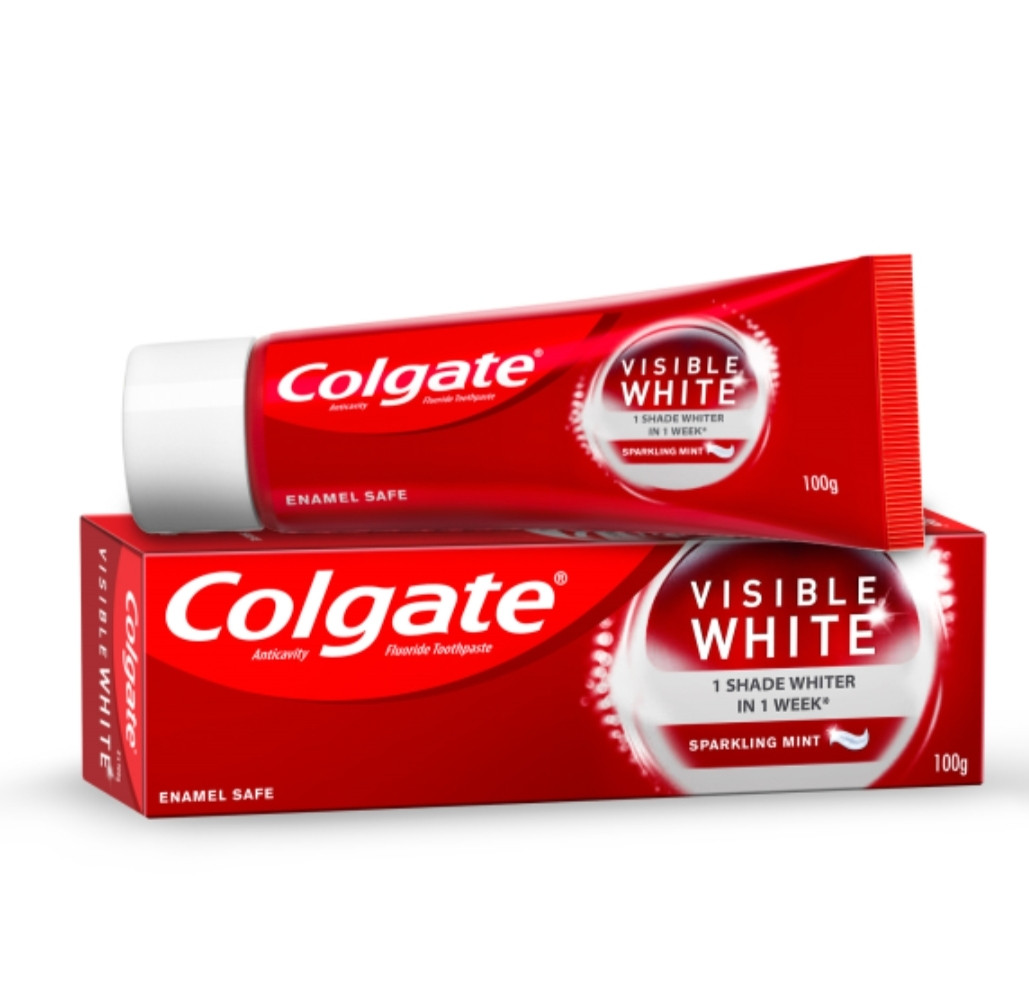 Colgate Visible White Sparkling Mint Toothpaste 100 gm