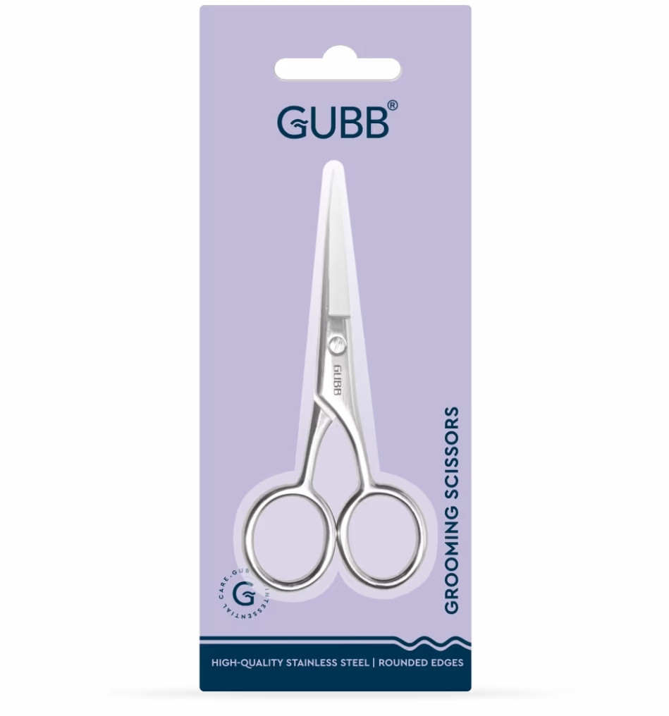GUBB USA Grooming Scissor Small for Facial Hair Cutting, Moustache Trimming & Beard Trimming For Men