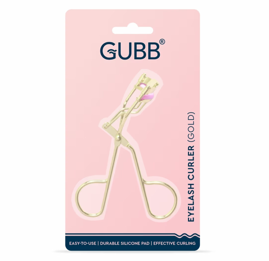 GUBB Eyelash Curler For Women, Eye Makeup Tool - Gold