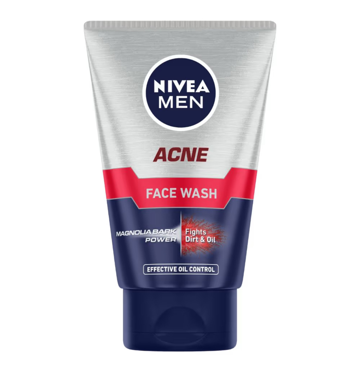 NIVEA MEN Acne Face Wash for Oily & Acne Prone Skin, Fights Oil & Dirt with Magnolia Bark Power