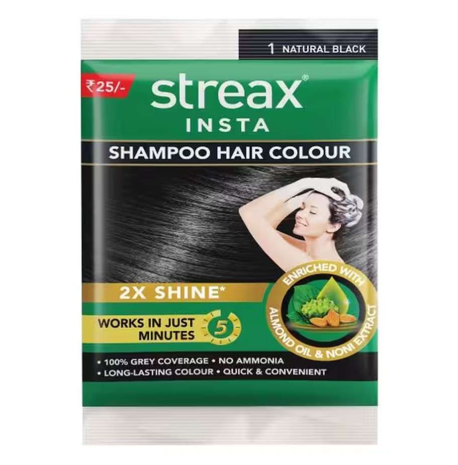 Streax Insta Shampoo Hair Colour