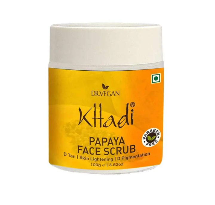 Dr Vegan Papaya Face Scrub (Khadi) | 100 gm