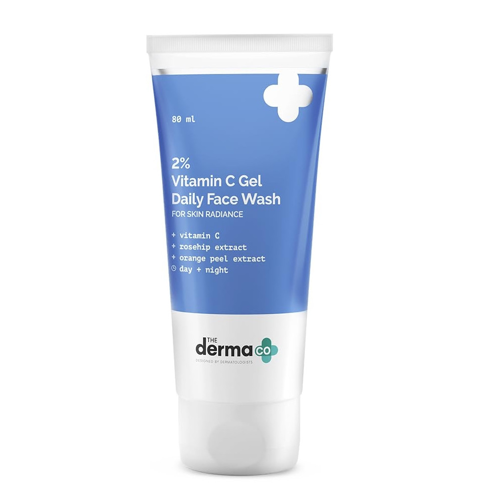 Derma Co. 2% Vitamin c Gel facewash 80ml